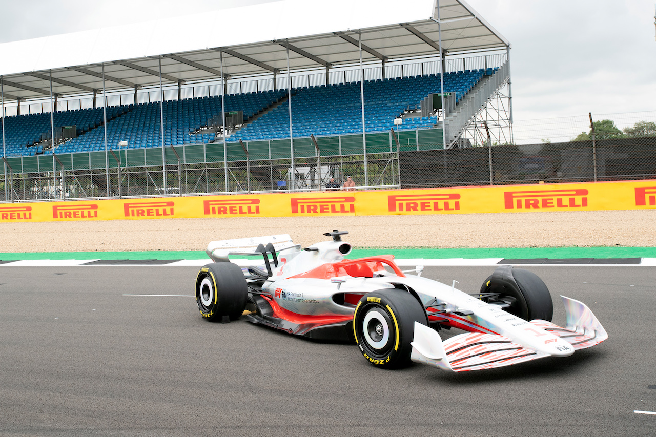 PRESENTAZIONE MONOPOSTO 2022, 2022 Car Launch.
15.07.2021. Formula 1 World Championship, Rd 10, British Grand Prix, Silverstone, England, Preparation Day.
 - www.xpbimages.com, EMail: requests@xpbimages.com © Copyright: Staley / XPB Images