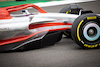 PRESENTAZIONE MONOPOSTO 2022, 2022 Car Launch - sidepod detail.
15.07.2021. Formula 1 World Championship, Rd 10, British Grand Prix, Silverstone, England, Preparation Day.
- www.xpbimages.com, EMail: requests@xpbimages.com © Copyright: Bearne / XPB Images