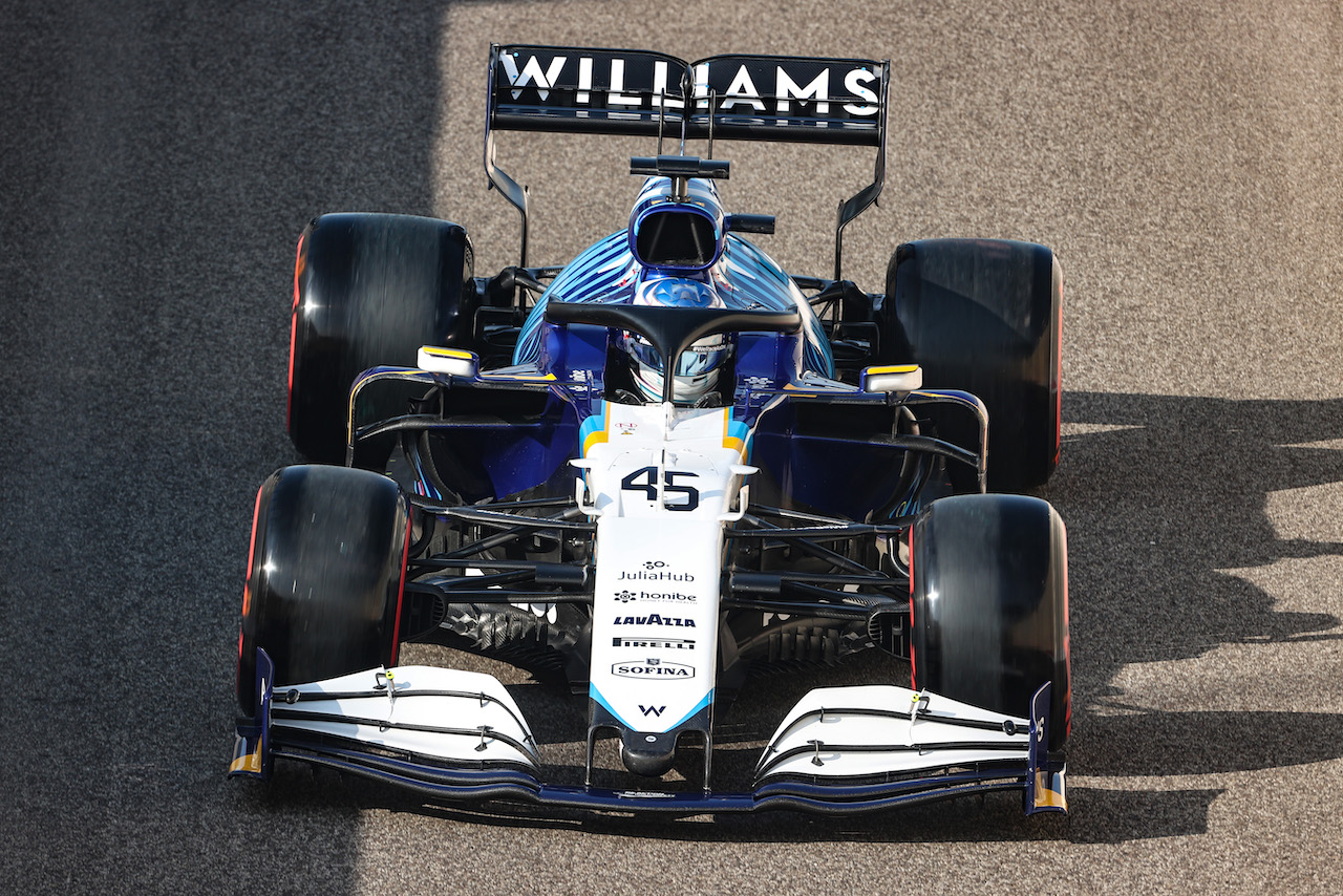 TEST ABU DHABI, Logan Sargeant (USA), Williams F1 Team  
14.12.2021. Formula 1 Testing, Yas Marina Circuit, Abu Dhabi, Tuesday.
- www.xpbimages.com, EMail: requests@xpbimages.com © Copyright: Charniaux / XPB Images