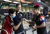 TEST ABU DHABI, Guanyu Zhou (CHI), Alfa Romeo Racing e Oscar Piastri (AUS), Alpine F1 Team 
14.12.2021. Formula 1 Testing, Yas Marina Circuit, Abu Dhabi, Tuesday.
- www.xpbimages.com, EMail: requests@xpbimages.com ¬© Copyright: Charniaux / XPB Images