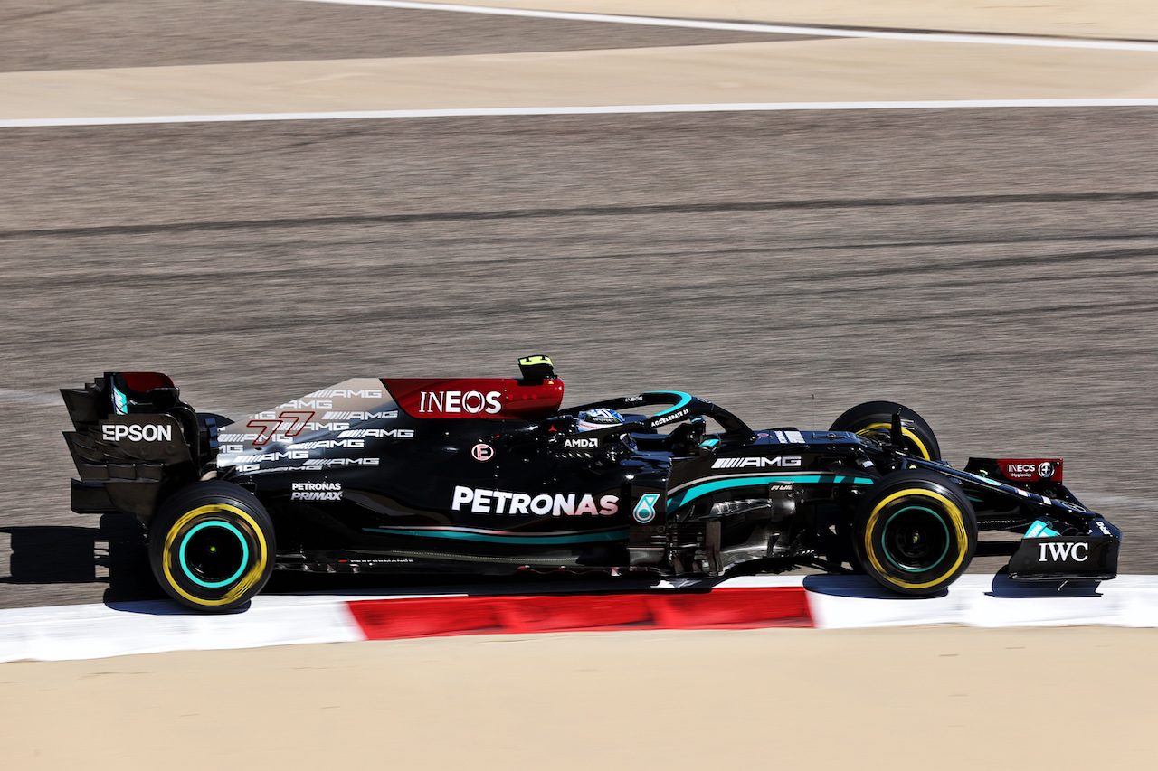 TEST BAHRAIN, Valtteri Bottas (FIN) Mercedes AMG F1 W12.
14.03.2021. Formula 1 Testing, Sakhir, Bahrain, Day Three.
- www.xpbimages.com, EMail: requests@xpbimages.com © Copyright: Batchelor / XPB Images