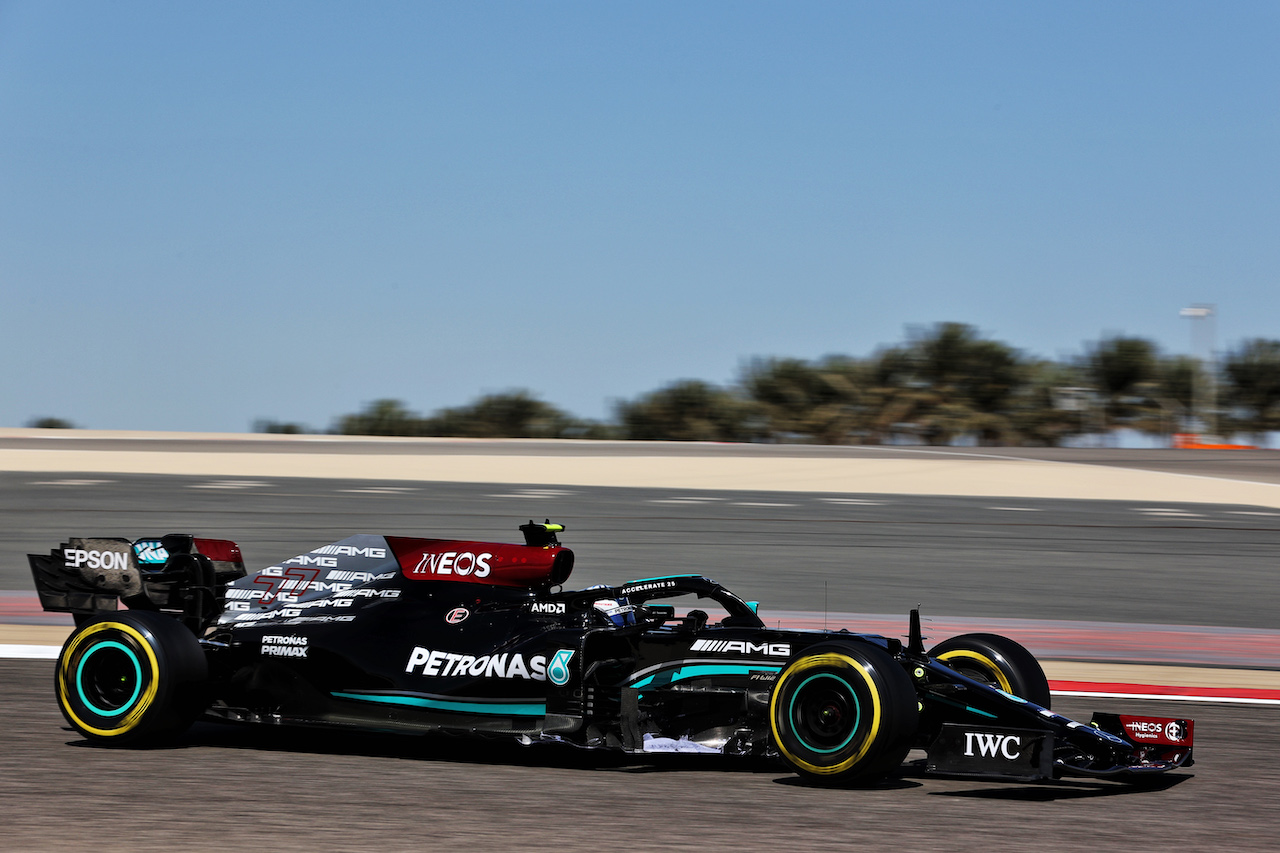 TEST BAHRAIN, Valtteri Bottas (FIN) Mercedes AMG F1 W12.
14.03.2021. Formula 1 Testing, Sakhir, Bahrain, Day Three.
- www.xpbimages.com, EMail: requests@xpbimages.com © Copyright: Batchelor / XPB Images