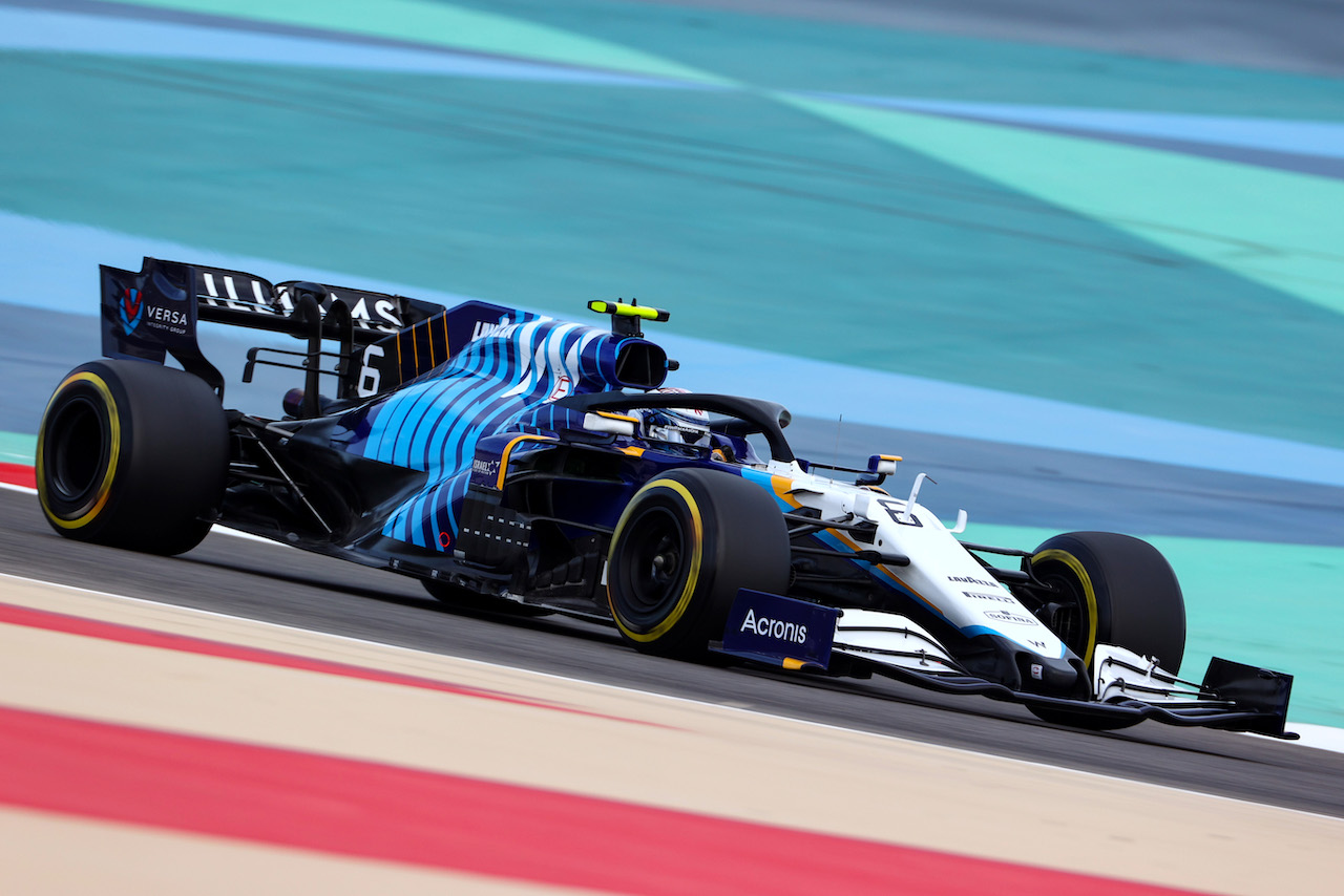 TEST BAHRAIN, Nicholas Latifi (CDN), Williams Racing 
13.03.2021. Formula 1 Testing, Sakhir, Bahrain, Day Two.
- www.xpbimages.com, EMail: requests@xpbimages.com © Copyright: Charniaux / XPB Images