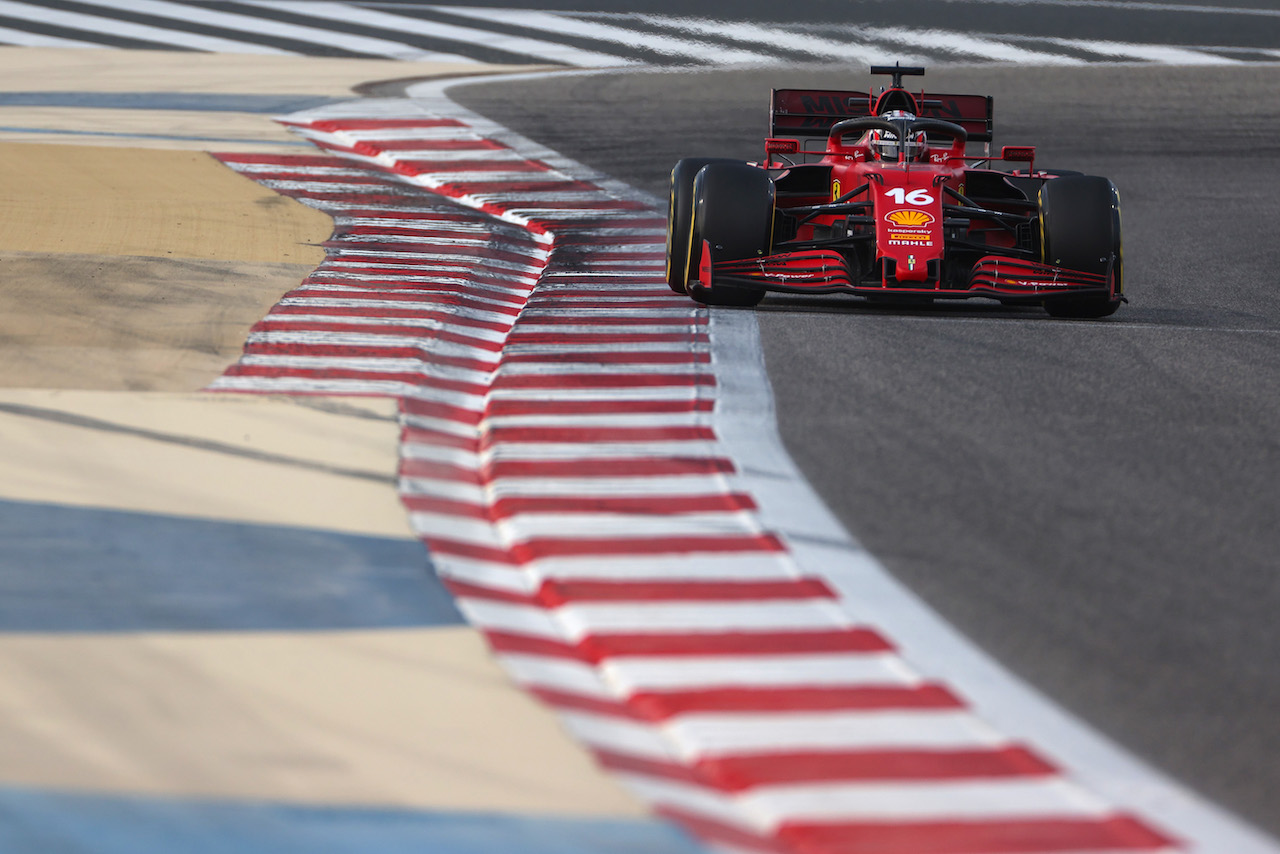 TEST BAHRAIN, Charles Leclerc (FRA), Ferrari 
13.03.2021. Formula 1 Testing, Sakhir, Bahrain, Day Two.
- www.xpbimages.com, EMail: requests@xpbimages.com ¬© Copyright: Charniaux / XPB Images