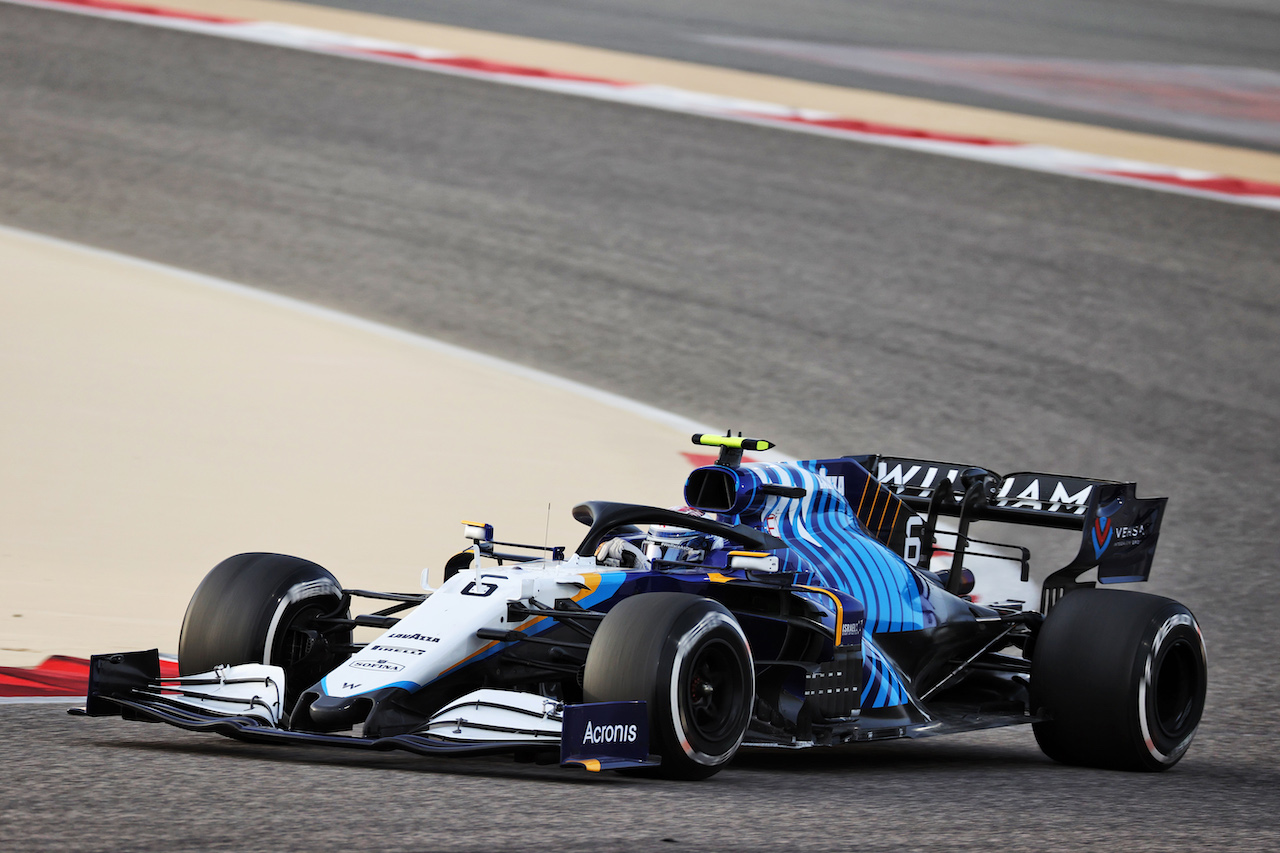 TEST BAHRAIN, Nicholas Latifi (CDN) Williams Racing FW43B.
13.03.2021. Formula 1 Testing, Sakhir, Bahrain, Day Two.
- www.xpbimages.com, EMail: requests@xpbimages.com © Copyright: Batchelor / XPB Images