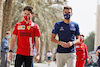 TEST BAHRAIN, (L to R): Charles Leclerc (MON) Ferrari with George Russell (GBR) Williams Racing.
13.03.2021. Formula 1 Testing, Sakhir, Bahrain, Day Two.
- www.xpbimages.com, EMail: requests@xpbimages.com © Copyright: Moy / XPB Images