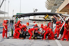 TEST BAHRAIN, Charles Leclerc (MON) Ferrari SF-21 practices a pit stop.
13.03.2021. Formula 1 Testing, Sakhir, Bahrain, Day Two.
- www.xpbimages.com, EMail: requests@xpbimages.com © Copyright: Moy / XPB Images