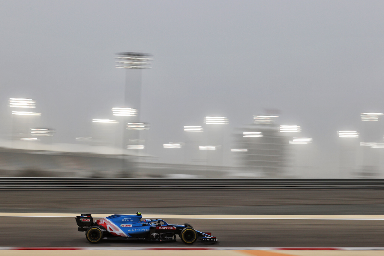 TEST BAHRAIN, Esteban Ocon (FRA) Alpine F1 Team A521.
12.03.2021. Formula 1 Testing, Sakhir, Bahrain, Day One.
- www.xpbimages.com, EMail: requests@xpbimages.com © Copyright: Charniaux / XPB Images