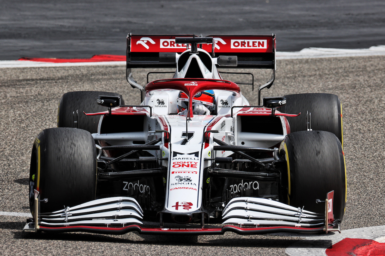 TEST BAHRAIN, Kimi Raikkonen (FIN) Alfa Romeo Racing C41.
12.03.2021. Formula 1 Testing, Sakhir, Bahrain, Day One.
- www.xpbimages.com, EMail: requests@xpbimages.com © Copyright: Batchelor / XPB Images