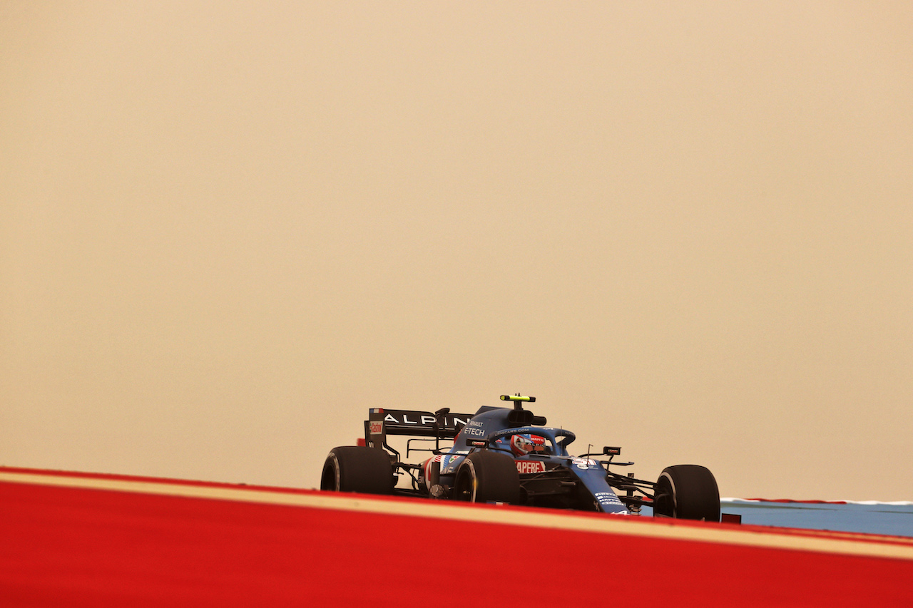 TEST BAHRAIN, Esteban Ocon (FRA) Alpine F1 Team A521.
12.03.2021. Formula 1 Testing, Sakhir, Bahrain, Day One.
- www.xpbimages.com, EMail: requests@xpbimages.com © Copyright: Charniaux / XPB Images