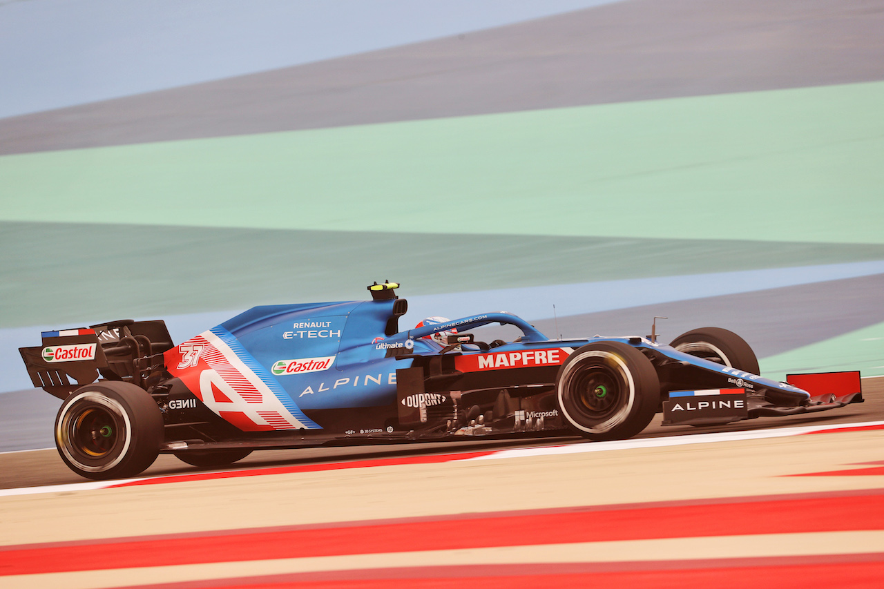 TEST BAHRAIN, Esteban Ocon (FRA) Alpine F1 Team A521.
12.03.2021. Formula 1 Testing, Sakhir, Bahrain, Day One.
- www.xpbimages.com, EMail: requests@xpbimages.com © Copyright: Charniaux / XPB Images