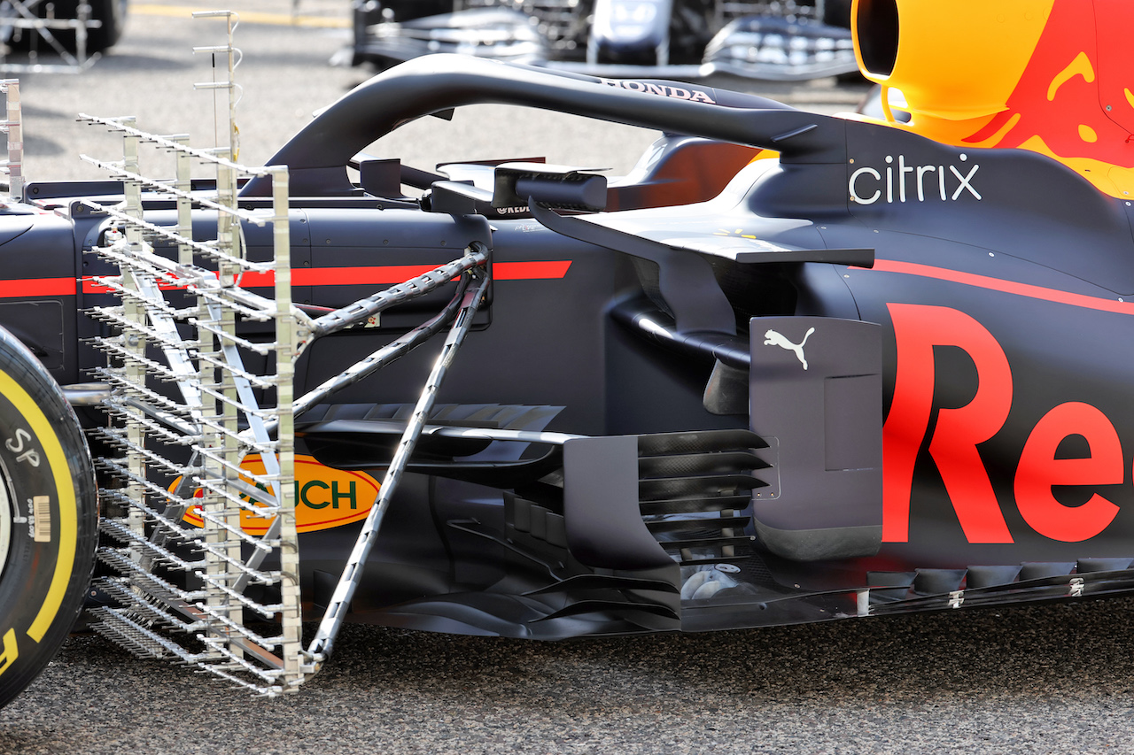 TEST BAHRAIN, Red Bull Racing RB16B floor detail.
12.03.2021. Formula 1 Testing, Sakhir, Bahrain, Day One.
- www.xpbimages.com, EMail: requests@xpbimages.com © Copyright: Batchelor / XPB Images