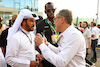 GP ABU DHABI, (L to R): Mohammed Bin Sulayem (UAE) FIA President with Usain Bolt (JAM) Former Athlete e Stefano Domenicali (ITA) Formula One President e CEO on the grid.
20.11.2022. Formula 1 World Championship, Rd 22, Abu Dhabi Grand Prix, Yas Marina Circuit, Abu Dhabi, Gara Day.
 - www.xpbimages.com, EMail: requests@xpbimages.com © Copyright: Coates / XPB Images