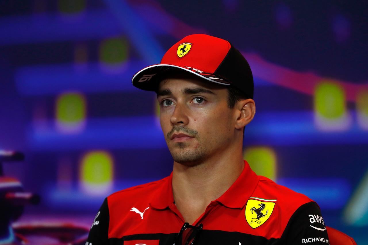 GP ABU DHABI, Charles Leclerc (MON) Ferrari in the FIA Press Conference.
17.11.2022. Formula 1 World Championship, Rd 22, Abu Dhabi Grand Prix, Yas Marina Circuit, Abu Dhabi, Preparation Day.
- www.xpbimages.com, EMail: requests@xpbimages.com © Copyright: XPB Images