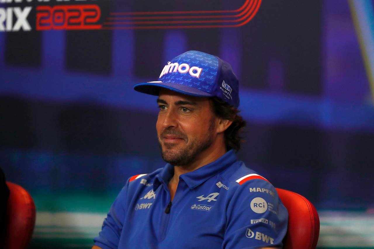 GP ABU DHABI, Fernando Alonso (ESP) Alpine F1 Team in the FIA Press Conference.
17.11.2022. Formula 1 World Championship, Rd 22, Abu Dhabi Grand Prix, Yas Marina Circuit, Abu Dhabi, Preparation Day.
- www.xpbimages.com, EMail: requests@xpbimages.com © Copyright: XPB Images