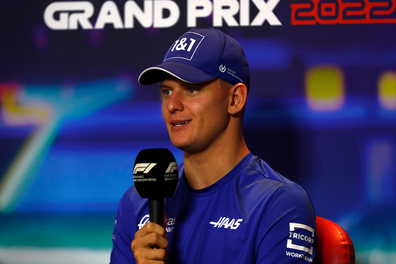 GP ABU DHABI, Mick Schumacher (GER) Haas F1 Team in the FIA Press Conference.
17.11.2022. Formula 1 World Championship, Rd 22, Abu Dhabi Grand Prix, Yas Marina Circuit, Abu Dhabi, Preparation Day.
- www.xpbimages.com, EMail: requests@xpbimages.com © Copyright: XPB Images