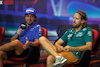 GP ABU DHABI, (L to R): Fernando Alonso (ESP) Alpine F1 Team with Sebastian Vettel (GER) Aston Martin F1 Team in the FIA Press Conference.
17.11.2022. Formula 1 World Championship, Rd 22, Abu Dhabi Grand Prix, Yas Marina Circuit, Abu Dhabi, Preparation Day.
- www.xpbimages.com, EMail: requests@xpbimages.com © Copyright: XPB Images