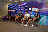 GP ABU DHABI, (L to R): Lewis Hamilton (GBR) Mercedes AMG F1; Fernando Alonso (ESP) Alpine F1 Team; Sebastian Vettel (GER) Aston Martin F1 Team; Yuki Tsunoda (JPN) AlphaTauri; Nicholas Latifi (CDN) Williams Racing, in the FIA Press Conference.
17.11.2022. Formula 1 World Championship, Rd 22, Abu Dhabi Grand Prix, Yas Marina Circuit, Abu Dhabi, Preparation Day.
- www.xpbimages.com, EMail: requests@xpbimages.com © Copyright: XPB Images