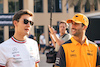 GP ABU DHABI, (L to R): George Russell (GBR) Mercedes AMG F1 with Daniel Ricciardo (AUS) McLaren.
17.11.2022. Formula 1 World Championship, Rd 22, Abu Dhabi Grand Prix, Yas Marina Circuit, Abu Dhabi, Preparation Day.
- www.xpbimages.com, EMail: requests@xpbimages.com © Copyright: Bearne / XPB Images