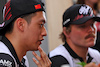GP ABU DHABI, Guanyu Zhou (CHN) Alfa Romeo F1 Team with team mate Valtteri Bottas (FIN) Alfa Romeo F1 Team.
17.11.2022. Formula 1 World Championship, Rd 22, Abu Dhabi Grand Prix, Yas Marina Circuit, Abu Dhabi, Preparation Day.
- www.xpbimages.com, EMail: requests@xpbimages.com © Copyright: Bearne / XPB Images
