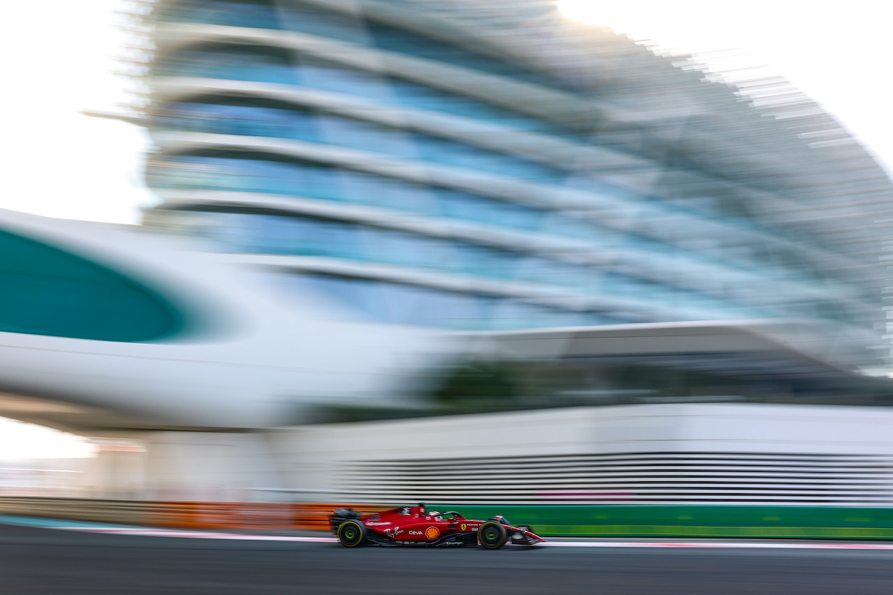 GP ABU DHABI, Charles Leclerc (FRA), Ferrari 
19.11.2022. Formula 1 World Championship, Rd 22, Abu Dhabi Grand Prix, Yas Marina Circuit, Abu Dhabi, Qualifiche Day.
- www.xpbimages.com, EMail: requests@xpbimages.com © Copyright: Charniaux / XPB Images