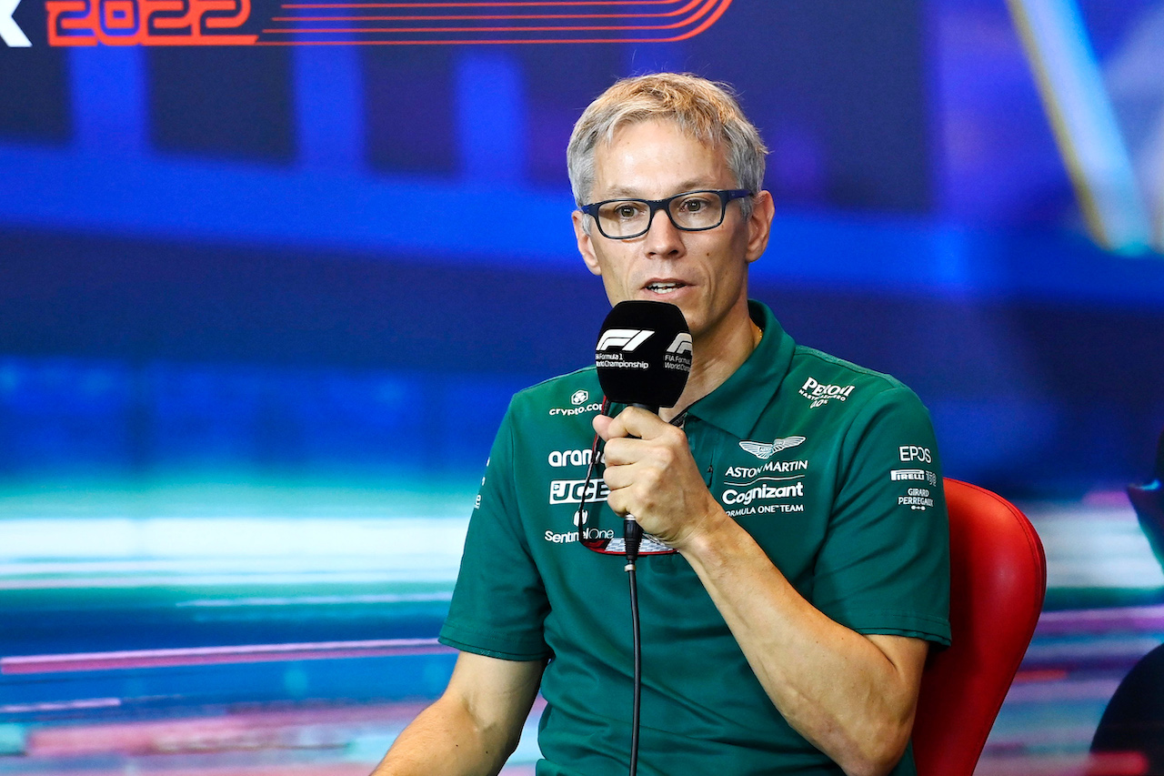 GP ABU DHABI, Mike Krack (LUX) Aston Martin F1 Team, Team Principal in the FIA Press Conference.
19.11.2022. Formula 1 World Championship, Rd 22, Abu Dhabi Grand Prix, Yas Marina Circuit, Abu Dhabi, Qualifiche Day.
- www.xpbimages.com, EMail: requests@xpbimages.com © Copyright: XPB Images