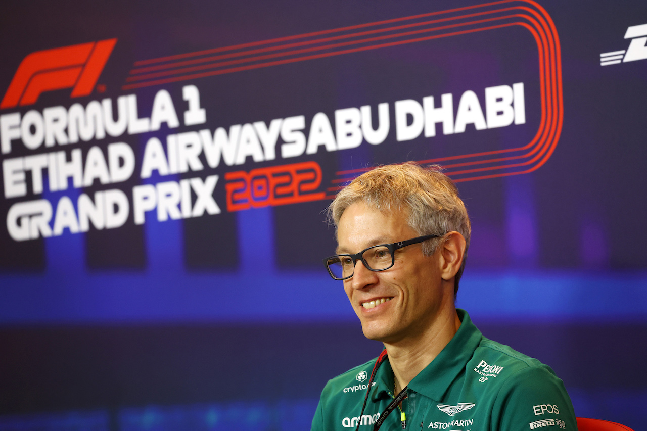GP ABU DHABI, Mike Krack (LUX) Aston Martin F1 Team, Team Principal in the FIA Press Conference.
19.11.2022. Formula 1 World Championship, Rd 22, Abu Dhabi Grand Prix, Yas Marina Circuit, Abu Dhabi, Qualifiche Day.
- www.xpbimages.com, EMail: requests@xpbimages.com © Copyright: XPB Images
