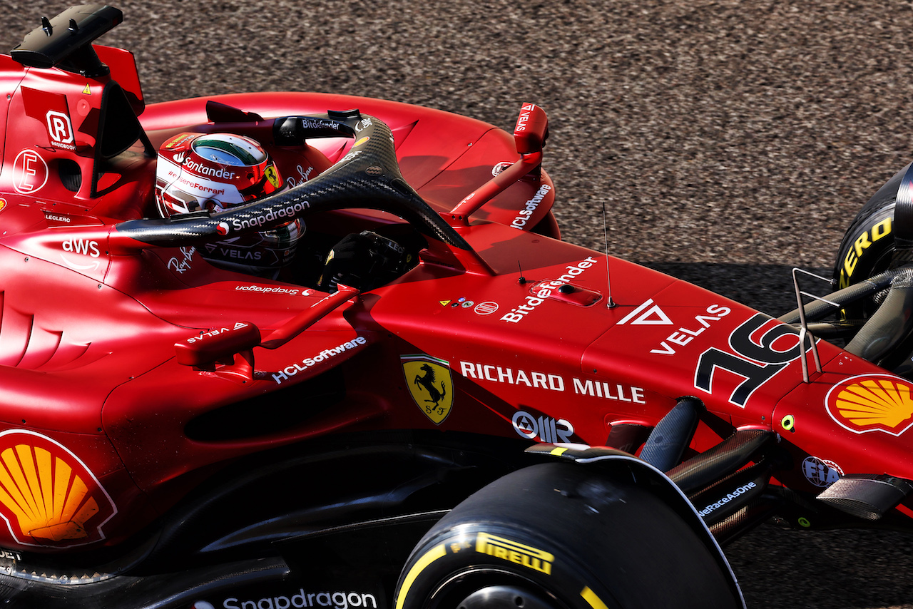 GP ABU DHABI, Charles Leclerc (MON) Ferrari F1-75.
19.11.2022. Formula 1 World Championship, Rd 22, Abu Dhabi Grand Prix, Yas Marina Circuit, Abu Dhabi, Qualifiche Day.
 - www.xpbimages.com, EMail: requests@xpbimages.com © Copyright: Coates / XPB Images