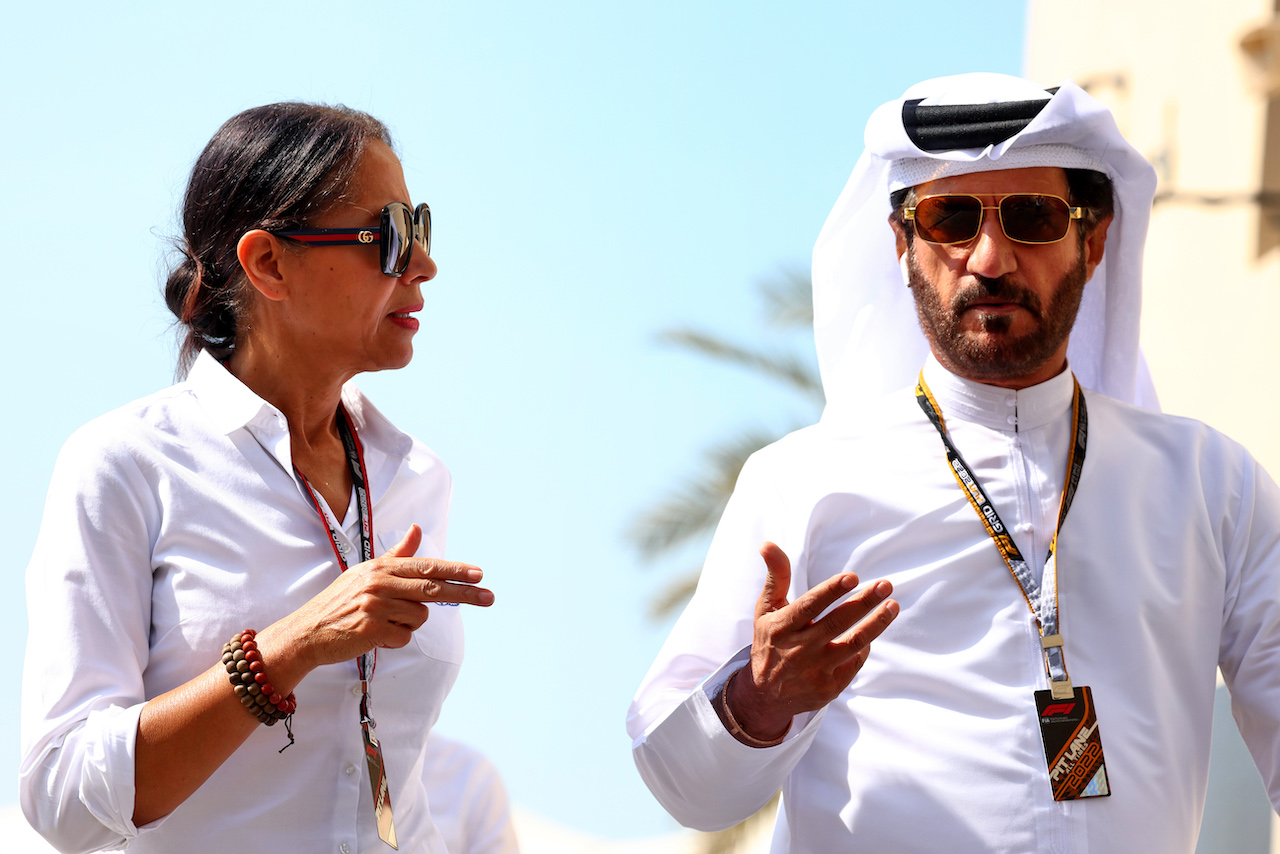 GP ABU DHABI, Mohammed Bin Sulayem (UAE) FIA President (Right).
19.11.2022. Formula 1 World Championship, Rd 22, Abu Dhabi Grand Prix, Yas Marina Circuit, Abu Dhabi, Qualifiche Day.
 - www.xpbimages.com, EMail: requests@xpbimages.com © Copyright: Coates / XPB Images