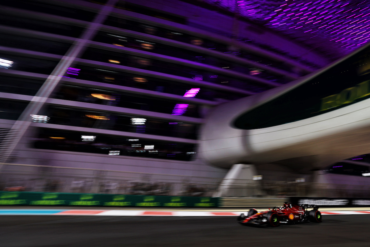 GP ABU DHABI, Charles Leclerc (MON) Ferrari F1-75.
19.11.2022. Formula 1 World Championship, Rd 22, Abu Dhabi Grand Prix, Yas Marina Circuit, Abu Dhabi, Qualifiche Day.
 - www.xpbimages.com, EMail: requests@xpbimages.com © Copyright: Coates / XPB Images