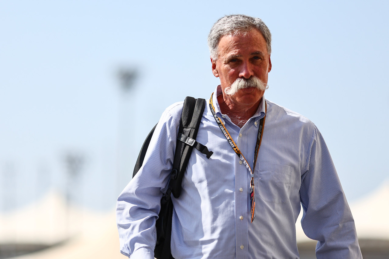 GP ABU DHABI, Chase Carey (USA)
19.11.2022. Formula 1 World Championship, Rd 22, Abu Dhabi Grand Prix, Yas Marina Circuit, Abu Dhabi, Qualifiche Day.
- www.xpbimages.com, EMail: requests@xpbimages.com ¬© Copyright: Charniaux / XPB Images