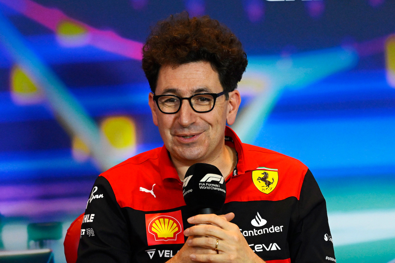 GP ABU DHABI, Mattia Binotto (ITA) Ferrari Team Principal in the FIA Press Conference.
19.11.2022. Formula 1 World Championship, Rd 22, Abu Dhabi Grand Prix, Yas Marina Circuit, Abu Dhabi, Qualifiche Day.
- www.xpbimages.com, EMail: requests@xpbimages.com © Copyright: XPB Images