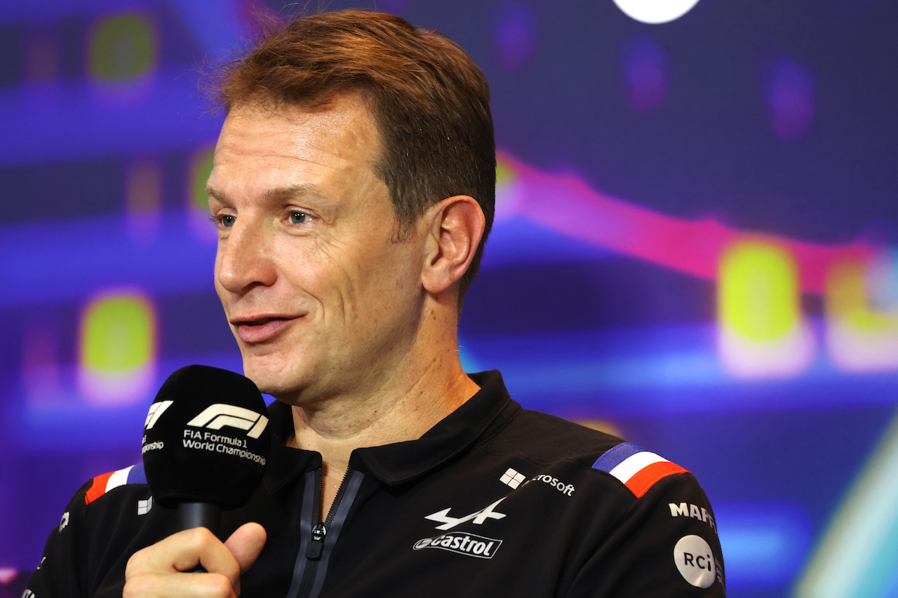 GP ABU DHABI, Laurent Rossi (FRA) Alpine Chief Executive Officer in the FIA Press Conference.
19.11.2022. Formula 1 World Championship, Rd 22, Abu Dhabi Grand Prix, Yas Marina Circuit, Abu Dhabi, Qualifiche Day.
- www.xpbimages.com, EMail: requests@xpbimages.com © Copyright: XPB Images