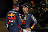 GP ABU DHABI, (L to R): Max Verstappen (NLD) Red Bull Racing with team mate Sergio Perez (MEX) Red Bull Racing in qualifying parc ferme.
19.11.2022. Formula 1 World Championship, Rd 22, Abu Dhabi Grand Prix, Yas Marina Circuit, Abu Dhabi, Qualifiche Day.
- www.xpbimages.com, EMail: requests@xpbimages.com © Copyright: Moy / XPB Images