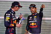 GP ABU DHABI, (L to R): Max Verstappen (NLD) Red Bull Racing with team mate Sergio Perez (MEX) Red Bull Racing in qualifying parc ferme.
19.11.2022. Formula 1 World Championship, Rd 22, Abu Dhabi Grand Prix, Yas Marina Circuit, Abu Dhabi, Qualifiche Day.
- www.xpbimages.com, EMail: requests@xpbimages.com © Copyright: Moy / XPB Images