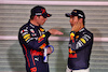 GP ABU DHABI, (L to R): Max Verstappen (NLD) Red Bull Racing with team mate Sergio Perez (MEX) Red Bull Racing in qualifying parc ferme.
19.11.2022. Formula 1 World Championship, Rd 22, Abu Dhabi Grand Prix, Yas Marina Circuit, Abu Dhabi, Qualifiche Day.
- www.xpbimages.com, EMail: requests@xpbimages.com © Copyright: Moy / XPB Images