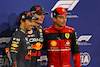GP ABU DHABI, Qualifiche top three in parc ferme (L to R): Sergio Perez (MEX) Red Bull Racing, second; Max Verstappen (NLD) Red Bull Racing, pole position; Charles Leclerc (MON) Ferrari, third.
19.11.2022. Formula 1 World Championship, Rd 22, Abu Dhabi Grand Prix, Yas Marina Circuit, Abu Dhabi, Qualifiche Day.
- www.xpbimages.com, EMail: requests@xpbimages.com © Copyright: Moy / XPB Images