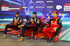 GP ABU DHABI, (L to R): Sergio Perez (MEX) Red Bull Racing; Max Verstappen (NLD) Red Bull Racing; e Charles Leclerc (MON) Ferrari, in the post qualifying FIA Press Conference.
19.11.2022. Formula 1 World Championship, Rd 22, Abu Dhabi Grand Prix, Yas Marina Circuit, Abu Dhabi, Qualifiche Day.
- www.xpbimages.com, EMail: requests@xpbimages.com © Copyright: XPB Images