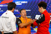 GP ABU DHABI, (L to R): Toto Wolff (GER) Mercedes AMG F1 Shareholder e Executive Director; Zak Brown (USA) McLaren Executive Director; e Mattia Binotto (ITA) Ferrari Team Principal, in the FIA Press Conference.
19.11.2022. Formula 1 World Championship, Rd 22, Abu Dhabi Grand Prix, Yas Marina Circuit, Abu Dhabi, Qualifiche Day.
- www.xpbimages.com, EMail: requests@xpbimages.com © Copyright: XPB Images