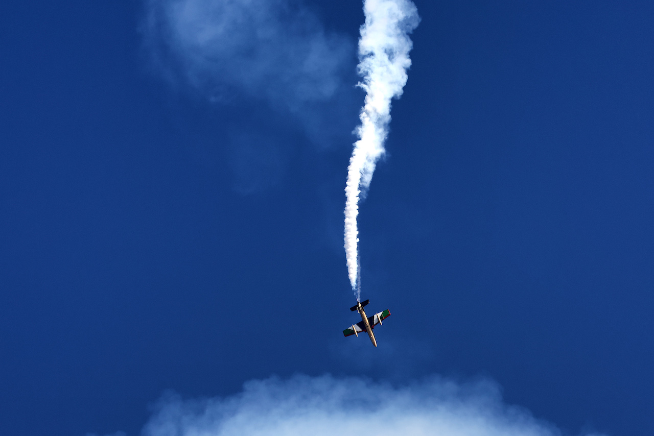 GP ABU DHABI, Circuit Atmosfera - air display.
18.11.2022. Formula 1 World Championship, Rd 22, Abu Dhabi Grand Prix, Yas Marina Circuit, Abu Dhabi, Practice Day.
- www.xpbimages.com, EMail: requests@xpbimages.com © Copyright: Batchelor / XPB Images