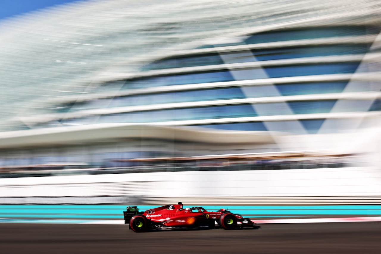 GP ABU DHABI, Charles Leclerc (MON) Ferrari F1-75.
18.11.2022. Formula 1 World Championship, Rd 22, Abu Dhabi Grand Prix, Yas Marina Circuit, Abu Dhabi, Practice Day.
- www.xpbimages.com, EMail: requests@xpbimages.com © Copyright: Moy / XPB Images