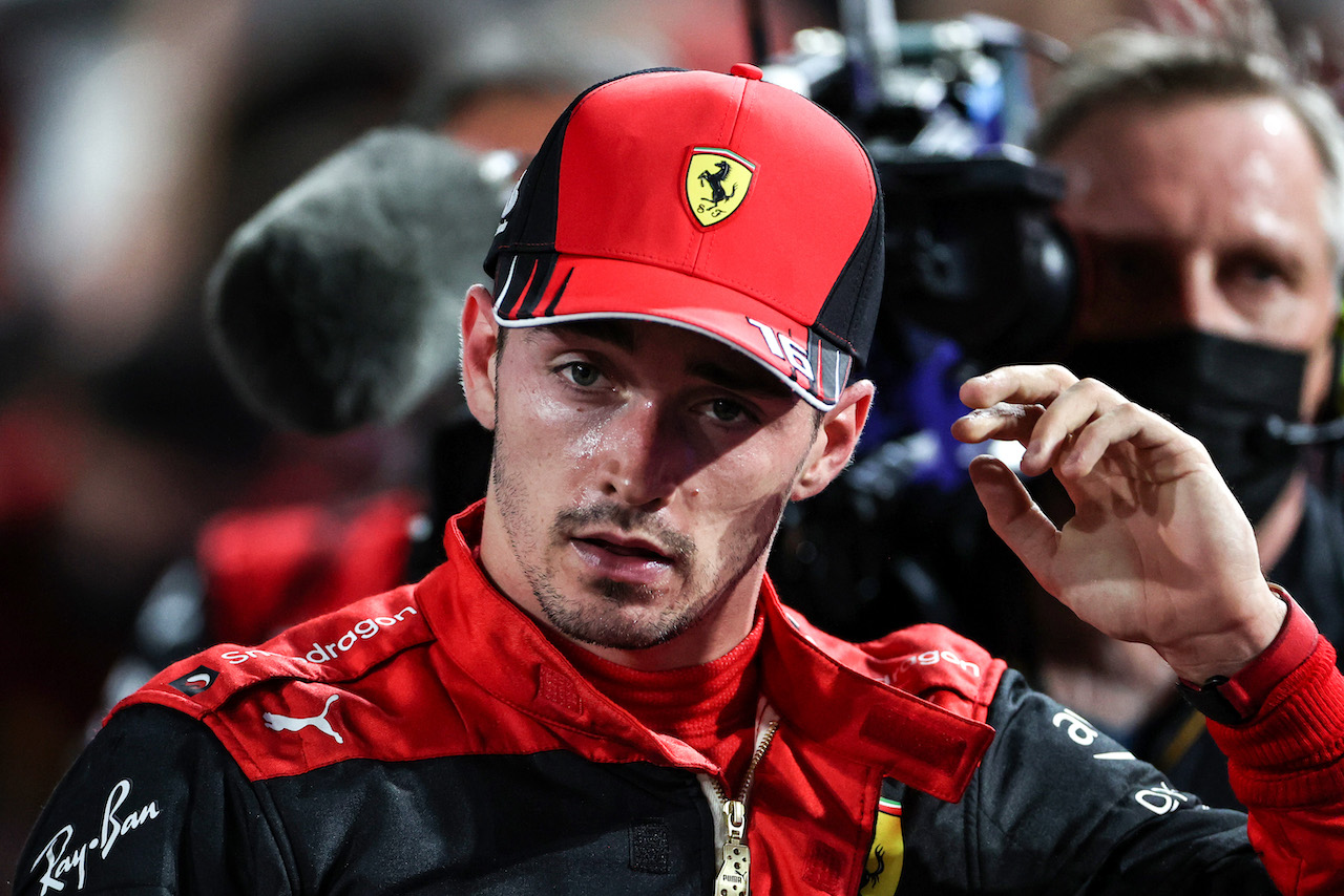 GP ARABIA SAUDITA, Charles Leclerc (FRA), Ferrari 
27.03.2022. Formula 1 World Championship, Rd 2, Saudi Arabian Grand Prix, Jeddah, Saudi Arabia, Gara Day.
- www.xpbimages.com, EMail: requests@xpbimages.com ¬© Copyright: Charniaux / XPB Images