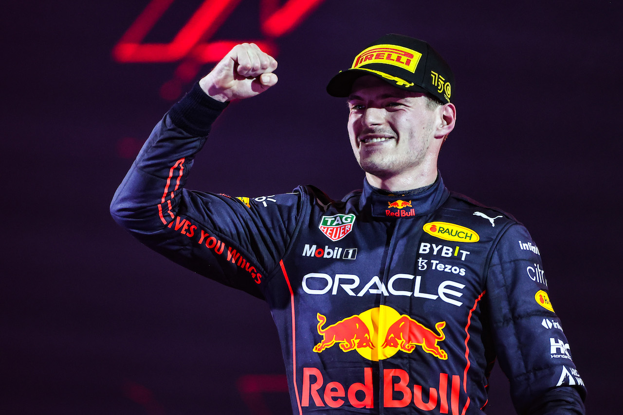 GP ARABIA SAUDITA, Max Verstappen (NLD), Red Bull Racing 
27.03.2022. Formula 1 World Championship, Rd 2, Saudi Arabian Grand Prix, Jeddah, Saudi Arabia, Gara Day.
- www.xpbimages.com, EMail: requests@xpbimages.com ¬© Copyright: Charniaux / XPB Images