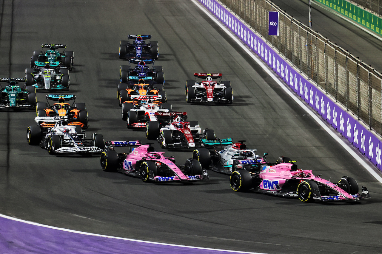 GP ARABIA SAUDITA, Esteban Ocon (FRA) Alpine F1 Team A522 at the partenza of the race.
27.03.2022. Formula 1 World Championship, Rd 2, Saudi Arabian Grand Prix, Jeddah, Saudi Arabia, Gara Day.
- www.xpbimages.com, EMail: requests@xpbimages.com © Copyright: Charniaux / XPB Images