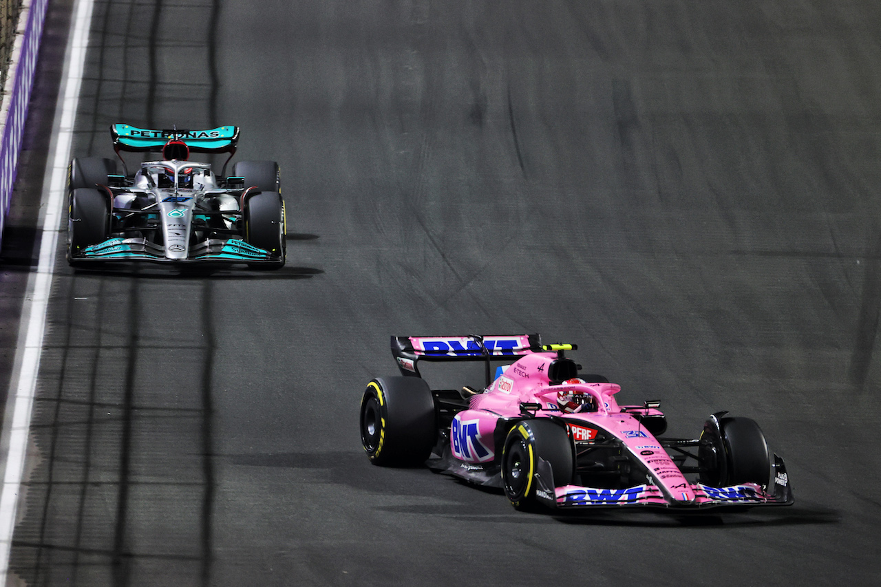 GP ARABIA SAUDITA, Esteban Ocon (FRA) Alpine F1 Team A522.
27.03.2022. Formula 1 World Championship, Rd 2, Saudi Arabian Grand Prix, Jeddah, Saudi Arabia, Gara Day.
- www.xpbimages.com, EMail: requests@xpbimages.com © Copyright: Charniaux / XPB Images