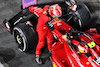 GP ARABIA SAUDITA, Charles Leclerc (MON) Ferrari F1-75 celebrates hch second position with third placed team mate Carlos Sainz Jr (ESP) Ferrari.
27.03.2022. Formula 1 World Championship, Rd 2, Saudi Arabian Grand Prix, Jeddah, Saudi Arabia, Gara Day.
- www.xpbimages.com, EMail: requests@xpbimages.com © Copyright: Moy / XPB Images