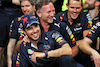 GP ARABIA SAUDITA, Sergio Perez (MEX) Red Bull Racing with Christian Horner (GBR) Red Bull Racing Team Principal.
27.03.2022. Formula 1 World Championship, Rd 2, Saudi Arabian Grand Prix, Jeddah, Saudi Arabia, Gara Day.
 - www.xpbimages.com, EMail: requests@xpbimages.com © Copyright: Coates / XPB Images