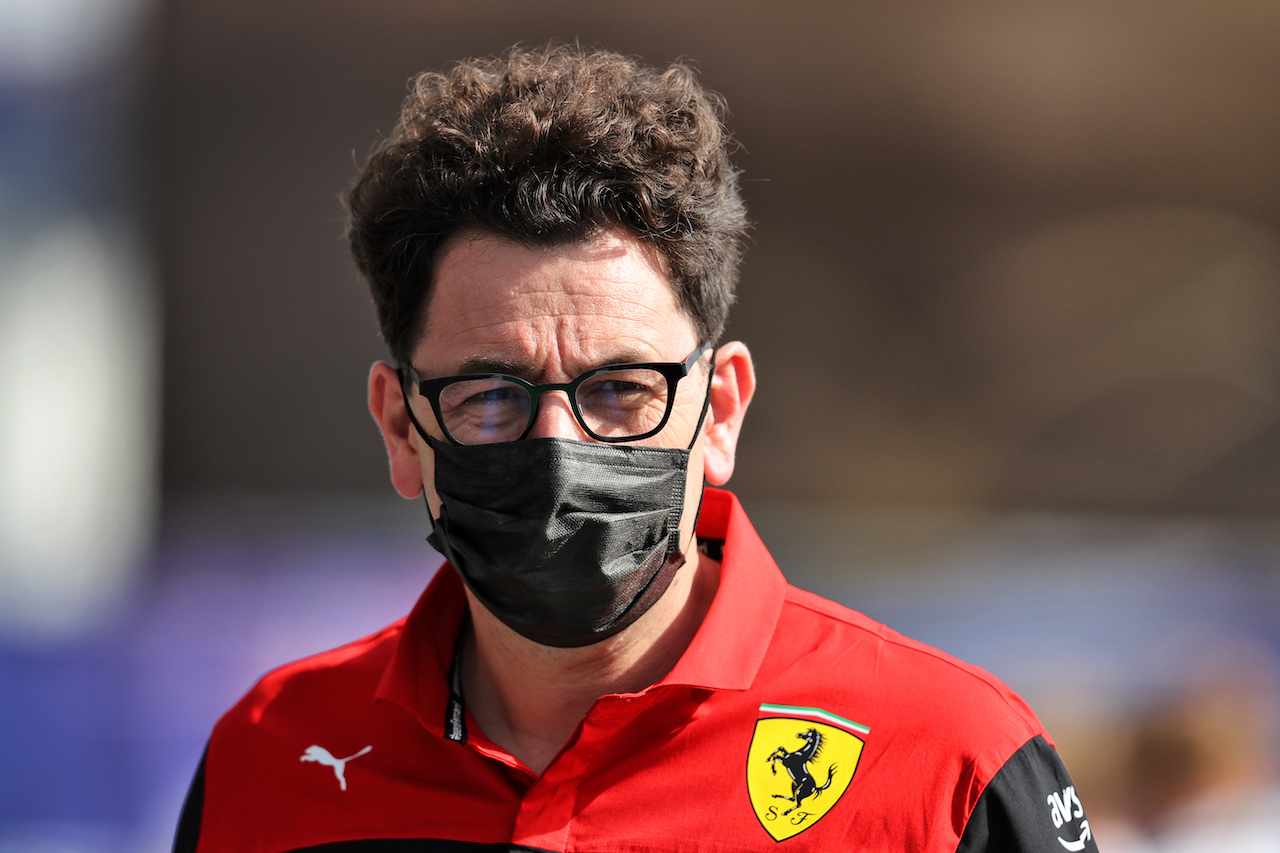 GP ARABIA SAUDITA, Mattia Binotto (ITA) Ferrari Team Principal.
24.03.2022. Formula 1 World Championship, Rd 2, Saudi Arabian Grand Prix, Jeddah, Saudi Arabia, Preparation Day.
- www.xpbimages.com, EMail: requests@xpbimages.com © Copyright: Moy / XPB Images