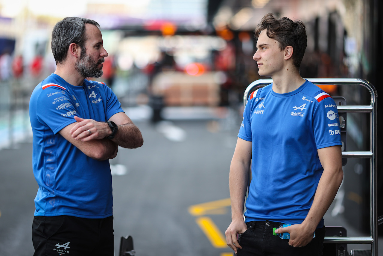 GP ARABIA SAUDITA, Oscar Piastri (AUS), Alpine F1 Team 24.03.2022. Formula 1 World Championship, Rd 2, Saudi Arabian Grand Prix, Jeddah, Saudi Arabia, Preparation Day.- www.xpbimages.com, EMail: requests@xpbimages.com ¬© Copyright: Charniaux / XPB Images