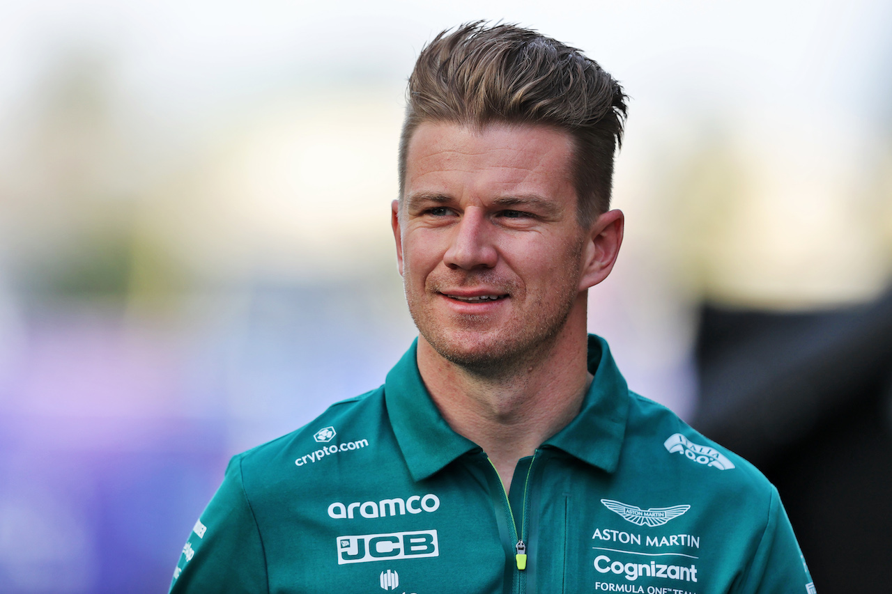 GP ARABIA SAUDITA, Nico Hulkenberg (GER) Aston Martin F1 Team Reserve Driver.
24.03.2022. Formula 1 World Championship, Rd 2, Saudi Arabian Grand Prix, Jeddah, Saudi Arabia, Preparation Day.
- www.xpbimages.com, EMail: requests@xpbimages.com © Copyright: Moy / XPB Images